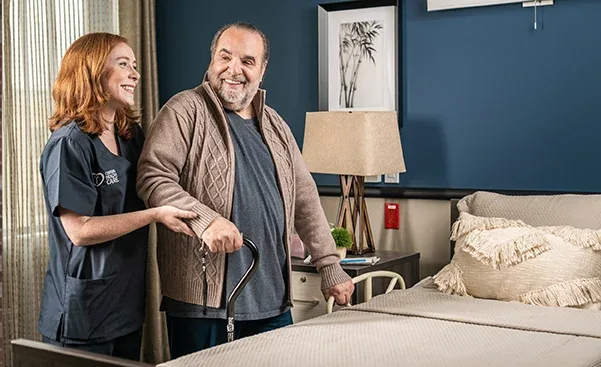 Enjoy your creature comforts during short-term rehab.