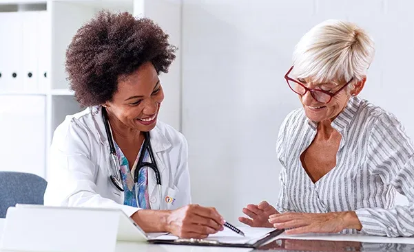 We get to know you and your history.