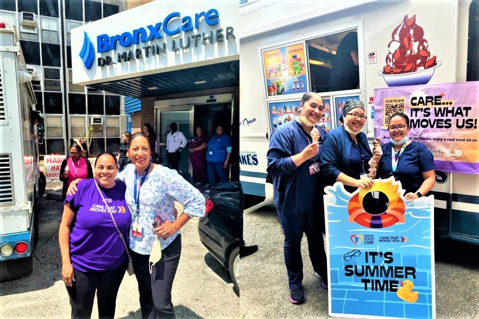 Bronxcare Health Systems Staff Treated to Free Ice Cream by Centers ...