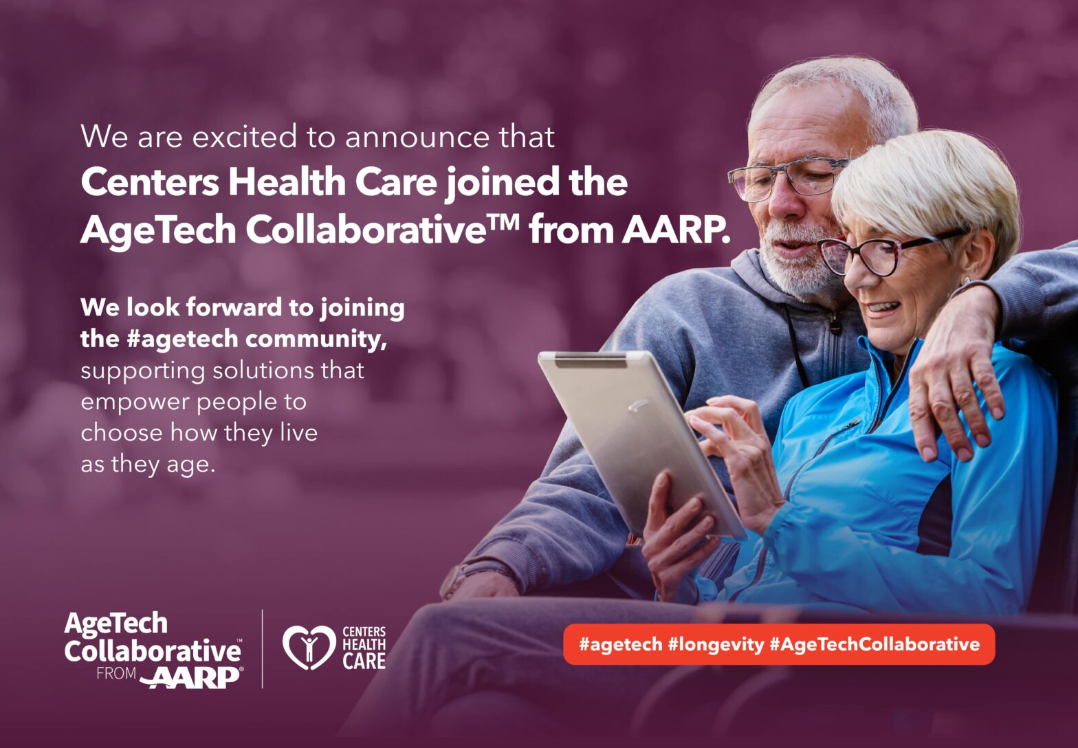 Centers Health Care’s major new connection  in support of the aging population