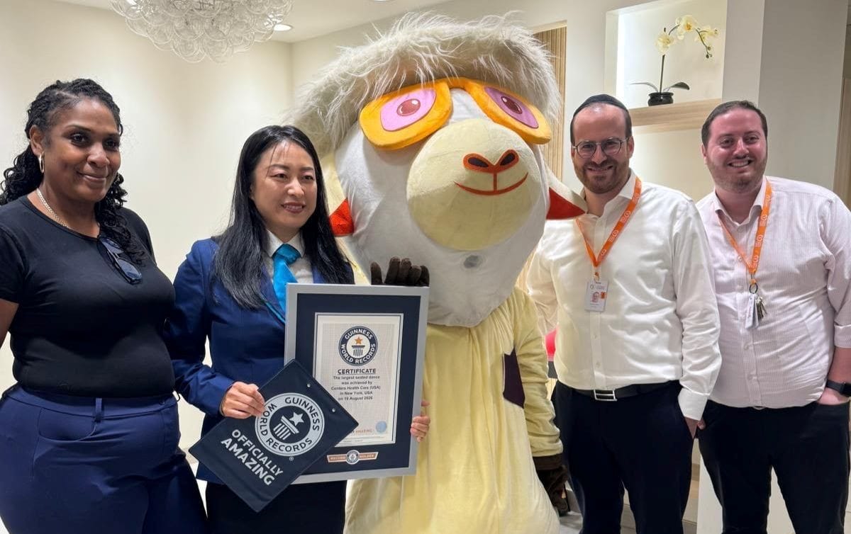 RECORD-BREAKING NEWS – LITERALLY! Centers Health Care Sets World Record for Largest Seated Dance